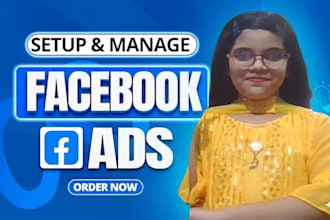 set up a campaign for facebook ads and meta advertisements