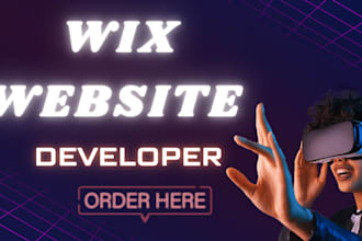 create, redesign wix website, develop wix ecommerce store and business site