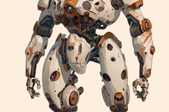 high quality robot, mecha concepts