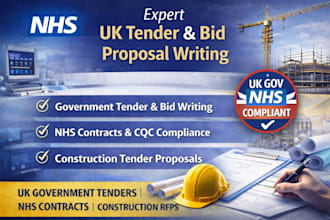 do winning UK tender government bid proposals nhs and construction rfp responses