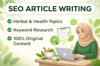 write SEO optimized articles on science