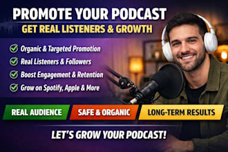 superfast spotify and apple podcast promotion increase listeners  podcast