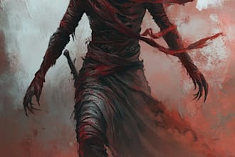 fantasy horror and fantasy horror character