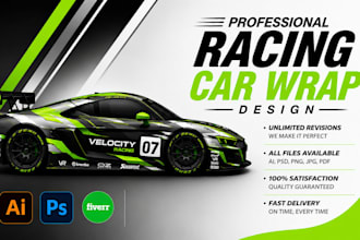 create custom racing, sports, and dream car graphics