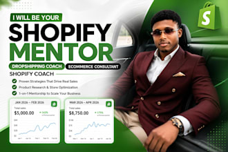 be your shopify dropshipping mentor and ecommerce coach for beginners