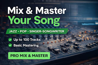 mixing and mastering audio