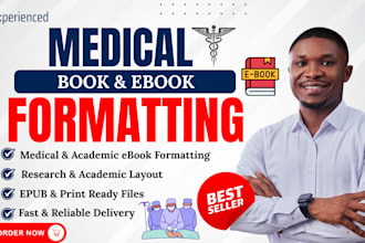 do medical ebook formatting, nursing book formatting for amazon kdp, journal