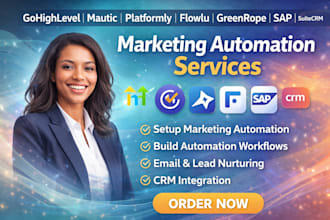 gohighlevel mautic platformly flowlu greenrope sap suitecrm marketing automation