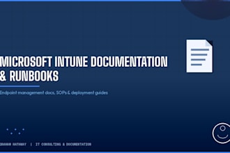 create professional microsoft intune documentation and guides