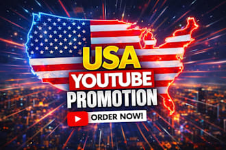 promote usa youtube channel video you tube podcast promotion video marketing