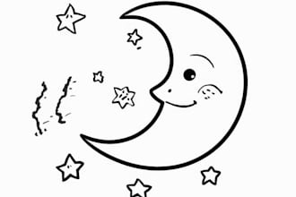 unique kids coloring book on canva