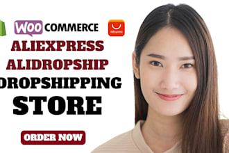 build aliexpress alidropship wordpress woocommerce dropshipping store