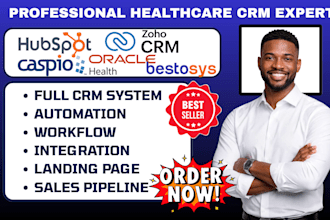 integrate healthcare crm zoho hubspot caspio oraclehealth bestosys ai automation