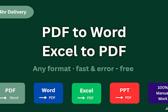 pdf to word, excel, or powerpoint accurately