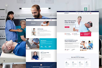 medical website design, healthcare website, dental website, therapy website