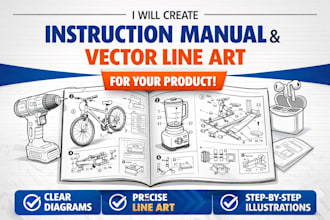 draw guide instruction product manual step by step illustration
