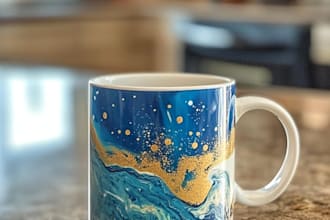 design a mug design or coffee cup design