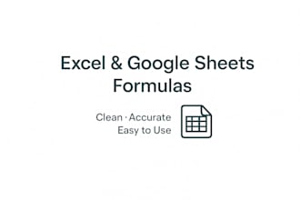 create excel and google sheets formulas
