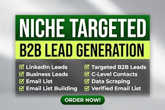 build niche targeted email list marketing for your business leads