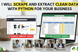 python web scraping and data extraction fast and reliable