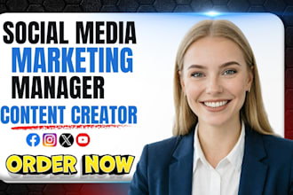 social media marketing manager social media content creator social media manager