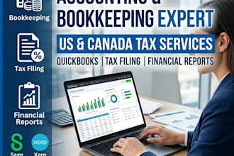 do accounting,bookkeeping, payroll,tax returns for USA and canada businesses