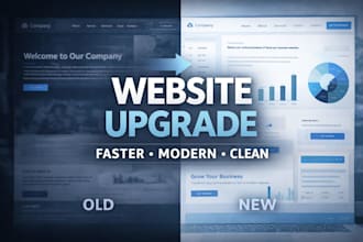 your website into a faster modern website