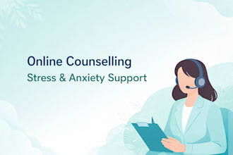 provide counselling for stress and anxiety
