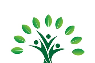 design tropical palm trees big bad ship logo