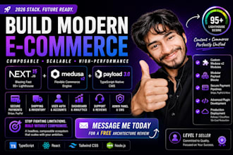 build a headless medusa js store
