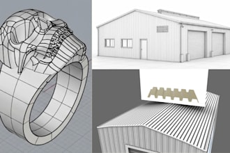 do rhino 3d models for product, architecture, jewelry, and furniture cad