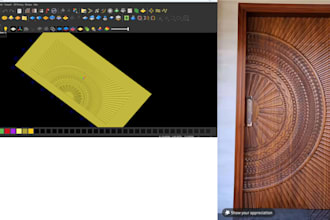 create 3d cnc relief design for wood carving and engraving