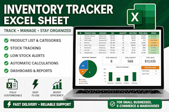 build a custom inventory tracker excel spreadsheet