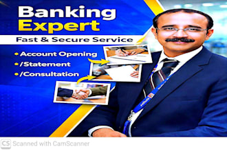 do financial data analysis, excel reports and banking tasks