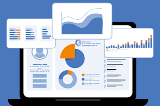 create power bi dashboard for sales, finance, and KPI reporting