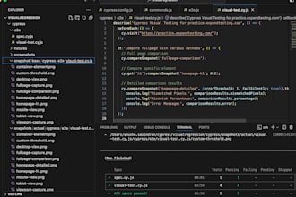 create QA automation tests using cypress or playwright