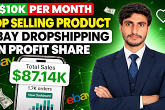 manage ebay, poshmark and mercari account on percentage base