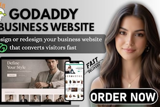 godaddy business website coaching and portfolio website design godaddy redesign