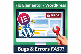 fix elementor issues, layout problems or broken pages