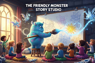 stunning  2d, 3d children book illustrations and storybook artwork