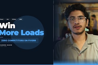 build a freight broker or logistics company website with ai