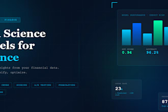 build data science models for financial analysis