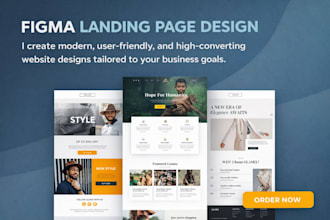 design figma website UI and landing page design