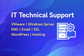 fix dns, email, SSL, wordpress and hosting issues