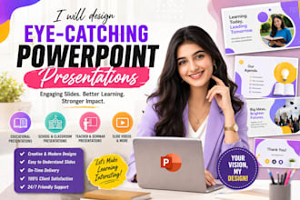 write and create project presentation for school or college