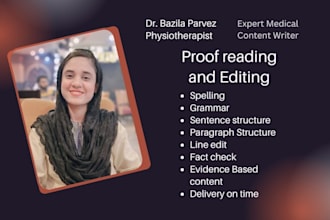 do your medical book proofreading