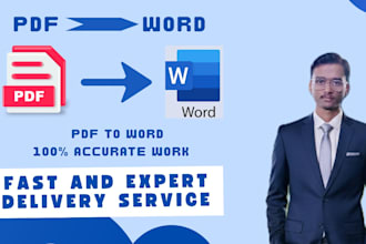 provide professional PDF to word conversion