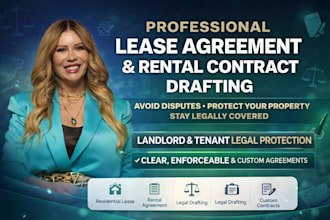 write lease agreement rental contract landlord tenant residential lease tenancy