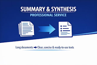 do summaries, structured syntheses and simplified content from complex documents