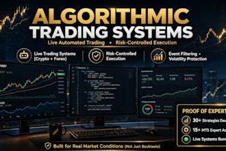 build a risk controlled algorithmic trading bot for crypto and forex